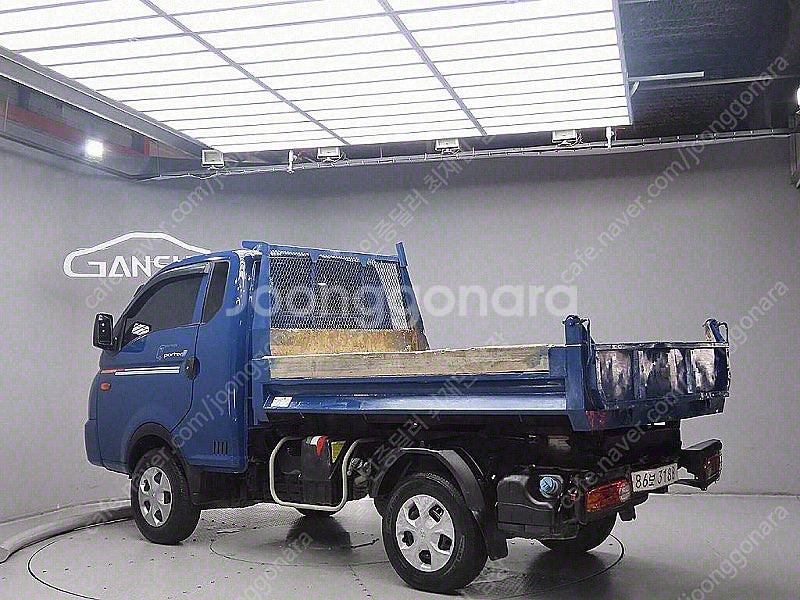 중고 덤프트럭 파란색 2022년식 23,986km 슈퍼...--3